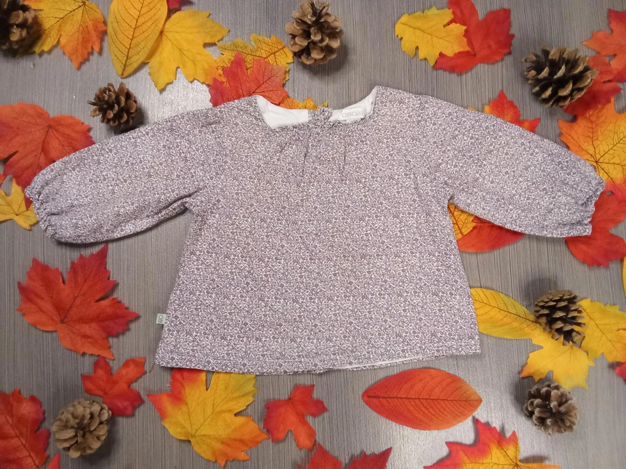 Blouse longues manches Obaibi 6 mois
